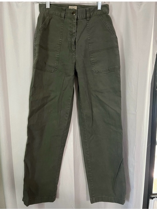 L.L. Bean Pants - Women's Olive Green Utility Pants L.L.Bean